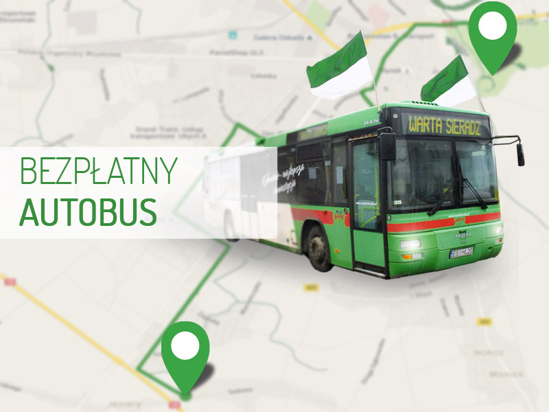 Bezpłatny autobus na mecze Warty Sieradz