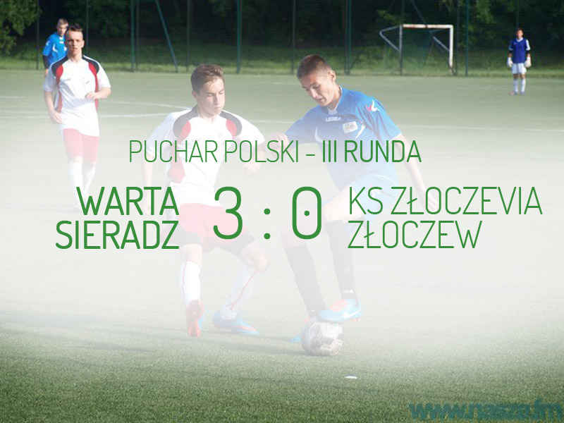 Warta Sieradz junior - KS Złoczevia Złoczew 3:0 (1:0)
