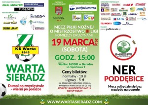 Warta Sieradz - Termy Ner Poddębice